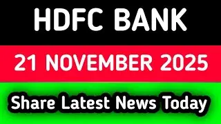 HDFC Bank share news | HDFC Bank share news tomorrow