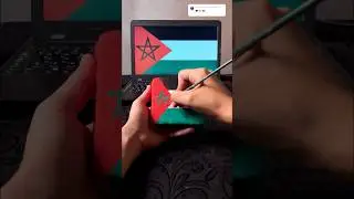 Morocco with Palestine 🇵🇸🇲🇦 #palestine #morocco #art