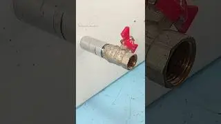 Be sure to remember this plumbing tip! How to properly install a ball valve. #shorts #diy #howto
