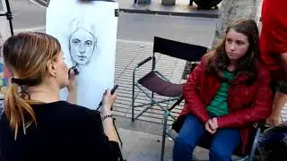Barcelona Outstanding Sketching on La rambla