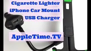 Review ANYPRO iPhone Car Mount USB Charger, Cigarette Lighter Holder