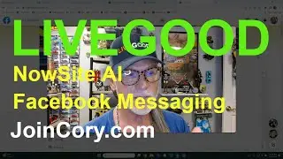 LiveGood NowSite Training How To Message Facebook Contacts