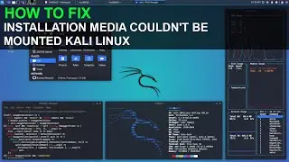 How to fix kali linux installation media couldn't be mounted | Kali linux Latest 2021 W43 | USB