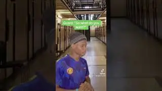 When the prison guard ask you this😂 #ytshorts #shorts