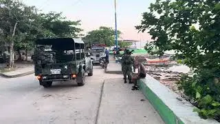 Пляж. День уборки и морские пехотинцы в Сабанге!! Палаван, Филиппины... Подписывайтесь и ставьте ...