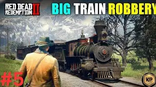 Red Dead Redemption 2 | Epic Train Robbery Mission 🚂💰 | Episode 6 | 4K Gameplay | @kushwantplays