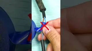 Как починить оборванный кабель! #шорты