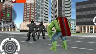 Flying Hulk Vs Black Monster | Incredible Monster Hulk Hero Battle - Best Android GamePlay HD