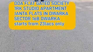 DDA JANTA flats in Delhi dwarka just starting from 23 LACS  9354532672 #realestate #dda