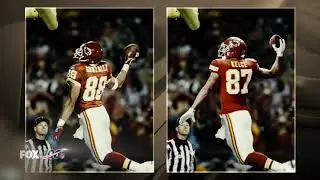 TRAVIS KELCE recreates the Tony Gonzalez Dunk