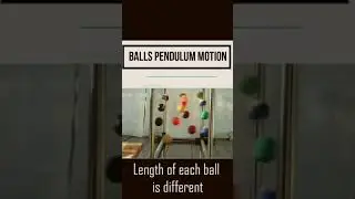 Pendulum motion | Physics fun | Pendulum wave motion