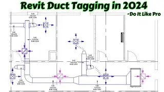 Revit Duct Tagging | Revit MEP | #revitmep #mep