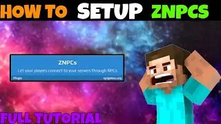 How To Setup ZNPCS in aternos Mobile | MINECRAFT | Vanialzero #minecraft #howtomake #howtosetup