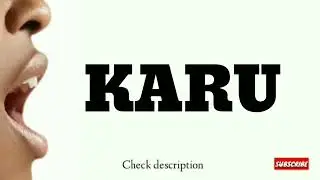 How to pronounce Karu | Location, Culture, Tribe, Language, History, NIGERIA