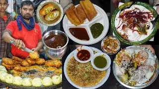 Ambala Lachha Tikki, Pineapple Puchka, Dahi Bhalle, Moong Chilla & More || Kurukshetra Street Food