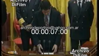 Parlamento Español inicia una nueva etapa - Federico Trillo Felipe Gonzalez - DiFilm (1996)
