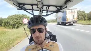 Jack Butler Sun Trip 2024 - Day 6 - 400km ebike range? across two countries