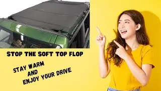 Soft Top Headliner To Stop the Noise of the Flop and Stay Warm by @dirtydog4x4