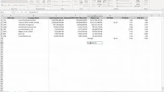 Demonstration - Price Multiples Valuation