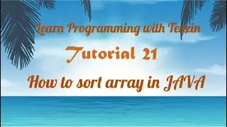 Programming with JAVA Tutorial -21 (in Tibetan Language) - How to sort arrays in JAVA