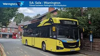 The new extended 5A! Warrington's Own Buses 5A service between Partington and Warburton