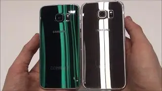 Samsung Galaxy S6 Edge vs Samsung Galaxy S6 (Green vs Gold) Deutsch