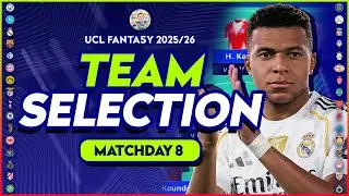 UCL Fantasy Matchday 8 TEAM SELECTION 🚨 Top 2k Rank | Limitless Activated?