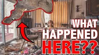 I found a BODY STAIN inside this abandoned house