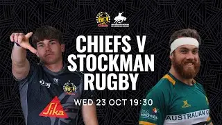 Exeter Chiefs Vs Stockman Rugby - Kick Off 7:30pm