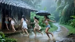 Best Life in A Mountain Village During Heavy Rainy Days || Rainy Seasons || Village Documentry Video