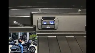 Kawasaki VN1700 Voyager Trunk USB / USBc panel install