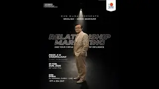 Relationship Marketing and your circle of influence |Prof K N Vasupalaian| By Bright Future