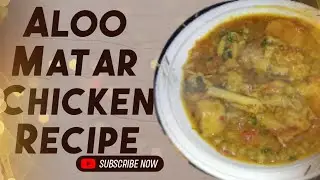 Chicken or aloo mater ki recipe. Aloo mater or children ki recipe with zuhra cooking channel 