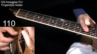 LESSON 110 - 120 Arpeggios For Fingerstyle Guitar