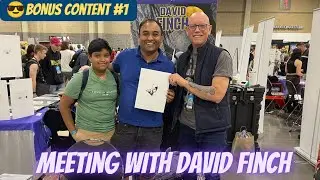 Bonus Content #1 - David Finch Drawing Batman and Talking to an Indian comics Fan - HEROES CON 2024