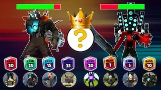 Skibidi Toilet Tournament Brawl Stars Rank Up with HEALTHBARS