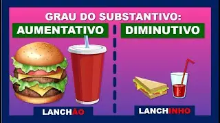 Grau do Substantivo: Aumentativo e Diminutivo