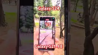 Galaxy S24 vs S21 FE Kamera OIS