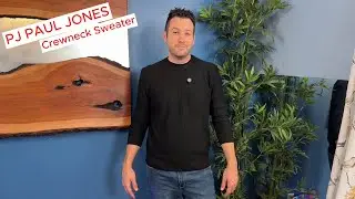 PJ PAUL JONES Men&rsquo;s Slim Fit Knit Crewneck Sweater #MensSweater#SlimFitPullover#CrewneckSweater