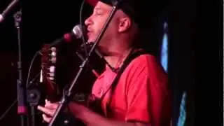 Tom Morello plays a Union Song in Madison, Wisconsin Feb. 21, 2011.