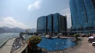 HONG KONG 2019 THE HARBOUR GRAND KOWLOON ROOFTOP POOL