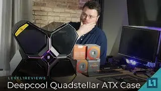 Ultimate DevOps Workstation: Threadripper in the Deepcool Quadstellar: The Build