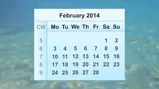 February 2014 Calendar