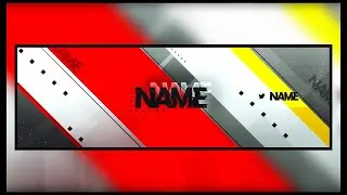 [FREE] Twitter Header / PSD Template !