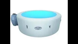 Lay Z SPA Paris Inflatable Hot Tub with LED lights build in English