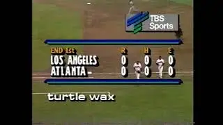 Dodgers vs Braves (4-8-1988)