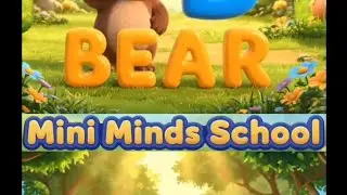 B for Bear 🐻 | ABC Animals Song for Kids | Mini Minds School 
