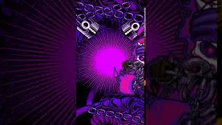 Galaxy Themes - [POLY] Purple Motorcycle Skull
