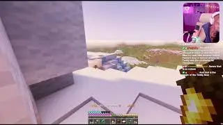 Meditating and Building a Giant Teddy Bear in Minecraft!