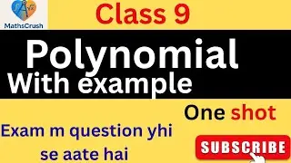 Class 9 Polynomials Full Chapter | Board Exam Focus | NCERT Maths One Shot
